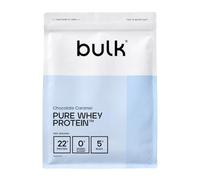 Bulk Pure Whey Protein Powder, Chocolate Caramel, 500g | 22g Protein and 5g BCAAs per Scoop, Whey Concentrate Shake, Low Sugar, Supports Muscle Growth and Repair, Smooth Mixing