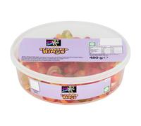 Bulk Retro Sweets for Haribo Lovers - Pick & Mix Party Tubs - Fruity, Fizzy, and Classic Candy for Birthdays, Events, Buffets, and Gifts (Friendship Rings Tub 480G)