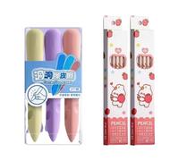 Bulk School Supplies with Rubber Erasers and Pencils Designed for Erasing Action and Reduced Debris Large Hole Design Eraser Pencils Eraser School Set