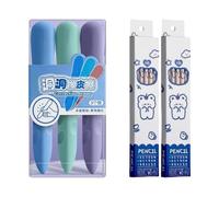 Bulk School Supplies with Rubber Erasers and Pencils Designed for Erasing Action and Reduced Debris Large Hole Design Eraser Pencils Eraser School Set