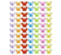 Bulk Set of 70 Plant Clips for Orchids Training Mixed Color Gardening Clamps Fit for Vertical Growth Stability Windproof Plant Clips Climbing Flowers