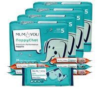 Bulk Size 5 Nappy & Baby Wet Wipe Multi-Pack Bundle (144 Eco-Nappies & 336 Wipes)