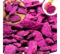 BULK & tasty. Freeze Dried Dragon Fruit Chunks Snack XXL 600g - Raw Natural Premium Freeze Dried Fruit Pink Pitaya | Red Dragonfruit Pure Natural Vegan Gluten Free Without Any Additives