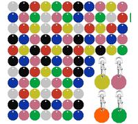Bulk Trolley Token Keyring Shopping Cart Coin UK Pound Locker Gym Key Clip | Durable plastic, Multiple pack sizes, Lightweight, Reusable