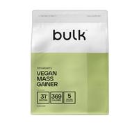 Bulk Vegan Mass Gainer, Strawberry, 2.5 kg | Protein Powder