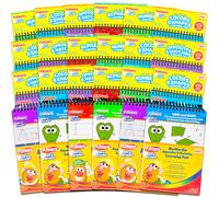 Bulk Write and Wipe Learning Boards Pre K Kindergarten - 24 Dry Erase Alphabet Numbers Handwriting Bundle Tracing Spiral Practice Boards 7"x5" | Plays
