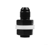 Bulkhead Fuel Cell Adapter for Car Fuel Systems Constructed from Aluminum, Provides and Resistant Fuel Connector Solution (AN6)