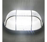 Bulkhead Outdoor Integrated LED Wall Light, Bulkhead Light Flush Mount for Wall or Ceiling, ABS, Water-Proof