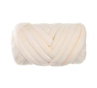 Bulky Arm Knitting Wool, 500g Super Soft Chunky Knitting Yarn, 2.5cm Chunky Icelandic Wool Yarn for Hand Knitting, Crocheting, DIY Blanket Pillow Pet Bed (White)