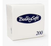Bulky Soft Paper Serviettes - Napkins 200 Pack 2-Ply 33x33cm White Disposable Strong Table Dinner Parties Events Restaurants Catering