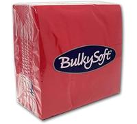 Bulky Soft Paper Serviettes Soft Napkins 40x40cm 2PLY BulkySoft Solid Colours Choose Colours (Red, 100)