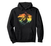 Bull American Riding Bucking Cowboy Western Vintage Pullover Hoodie
