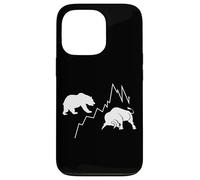 Bull Bear Financial Market Stock Investor FX Trader Options Case for iPhone 13 Pro
