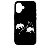 Bull Bear Financial Market Stock Investor FX Trader Options Case for iPhone 16