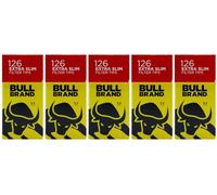 Bull Brand 5.3mm Extra Slim Filter Tips - 5 Packs, 126 Filters Each - Sold by Swiss+