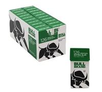 BULL BRAND MENTHOL FILTER TIPS Cigarette Extra ULTRA SLIM Rolling Smoking Tobacco Pop Out 126 Tips (20)