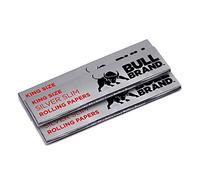 Bull Brand Silver King Size Slim 3-Piece Rolling Papers 20 Pack