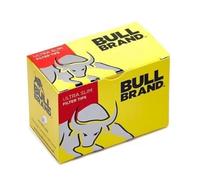 Bull Brand Ultra Slim Filter Tips - 5.3mm Precision Cut Smoking Filter Tips, Paper Wrapped for Snug Fit, Value Pack of 1650 (10 Packs x 165 Tips)