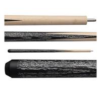 Bull Carbon LD5/6/7 Series Billiards Pool Cue Stick w/ 30"" 11.75mm Carbon Fiber Uniloc Quick-Release Low Deflection Shaft, 19 oz, Black/Maple