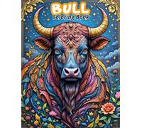 Bull Coloring Book: Powerful Bovine Designs & Detailed Patterns for Animal Lovers
