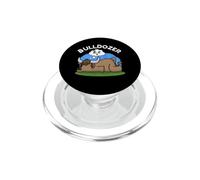 Bull-dozer Funny Bull Pun PopSockets PopGrip for MagSafe