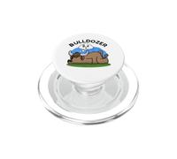 Bull-dozer Funny Bull Pun PopSockets PopGrip for MagSafe