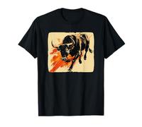 Bull Fighting Graphic for a Bold Look T-Shirt