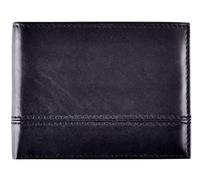 BULL GUARD RFID Blocking Wallet with Removable ID Classic Black