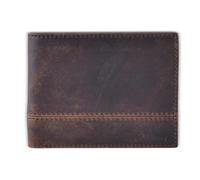 BULL GUARD Rfid Leather Wallet | The Respected Gentlemans Bifold Slim for Men | Travel Secure RFID Blocking | Mens Full Grain Leather Wallet with Removable ID Credit Card Holder, Crazy Horse, Classic