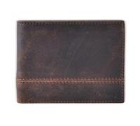 BULL GUARD Rfid Leather Wallet | The Respected Gentlemans Bifold Slim for Men | Travel Secure RFID Blocking | Mens Full Grain Leather Wallet with Removable ID Credit Card Holder, Crazy Horse, Classic