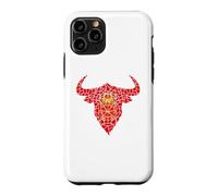 Bull Head Navarra Flag Mosaic St Fermin Viva San Fermín Case for iPhone 11 Pro