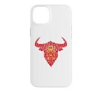 Bull Head Navarra Flag Mosaic St Fermin Viva San Fermín Case for iPhone 14 Plus