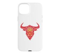 Bull Head Navarra Flag Mosaic St Fermin Viva San Fermín Case for iPhone 15 Plus