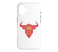 Bull Head Navarra Flag Mosaic St Fermin Viva San Fermín Case for iPhone 16