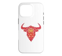 Bull Head Navarra Flag Mosaic St Fermin Viva San Fermín Case for iPhone 16 Pro