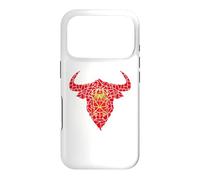 Bull Head Navarra Flag Mosaic St Fermin Viva San Fermín Case for iPhone 17 Pro