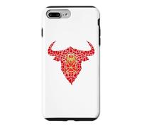 Bull Head Navarra Flag Mosaic St Fermin Viva San Fermín Case for iPhone 7 Plus/8 Plus