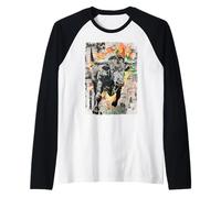 Bull Head Taurus Horns Animal Lover Wild Bull Raglan Baseball Tee