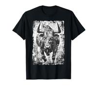 Bull Head Taurus Horns Animal Lover Wild Bull T-Shirt