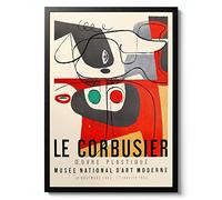 Bull III Print, Le Corbusier Poster, Museum Art Exhibition Print, Vintage Modern Minimalist Wall Art, Art Gift Idea, Archival Matte, A1 (Print Only) - 84.1x59.4cm