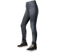 Bull-it Motorcycle Ladies Elara Slim Covec Denim Jeans Grey