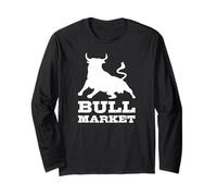 Bull Market Finance Enthusiast Charging Bull Long Sleeve T-Shirt
