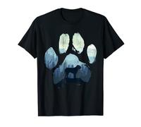 Bull Mastiff Dog Paw Mom Dad Mountains T-Shirt