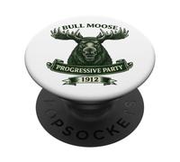 Bull Moose Progressive Party 1912 Roosevelt Campaign PopSockets Adhesive PopGrip