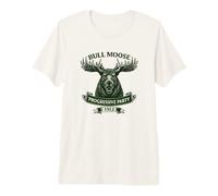 Bull Moose Progressive Party 1912 Roosevelt Campaign Premium T-Shirt