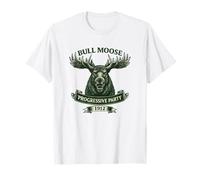 Bull Moose Progressive Party 1912 Roosevelt Campaign T-Shirt