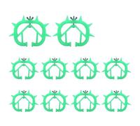 Bull Nose Ring 20PCS Nose Bar for Calves, Nose Ring, Nose Collar, Thickened and Reinforced Plastic Calf Weaning Device(Green)