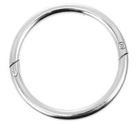 Bull Nose Ring for Cattle Durable Carbon Steel Traction Ring Secure Easy-Use Cattle Management Tool Essential for Farmers and Veterinarians