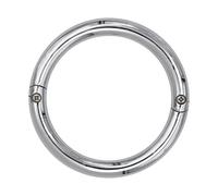 Bull Nose, Rustproof Breeding, For Bull Control, Stainless Steel Septum, Multifunctional Cattle Veterinary Instruments, Professional Rustproof Breeding Tools For Outdoor, Small/Large, Stainless Steel