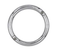 Bull Nose, Rustproof Breeding, For Bull Control, Stainless Steel Septum, Multifunctional Cattle Veterinary Instruments, Professional Rustproof Breeding Tools For Outdoor, Small/Large, Stainless Steel